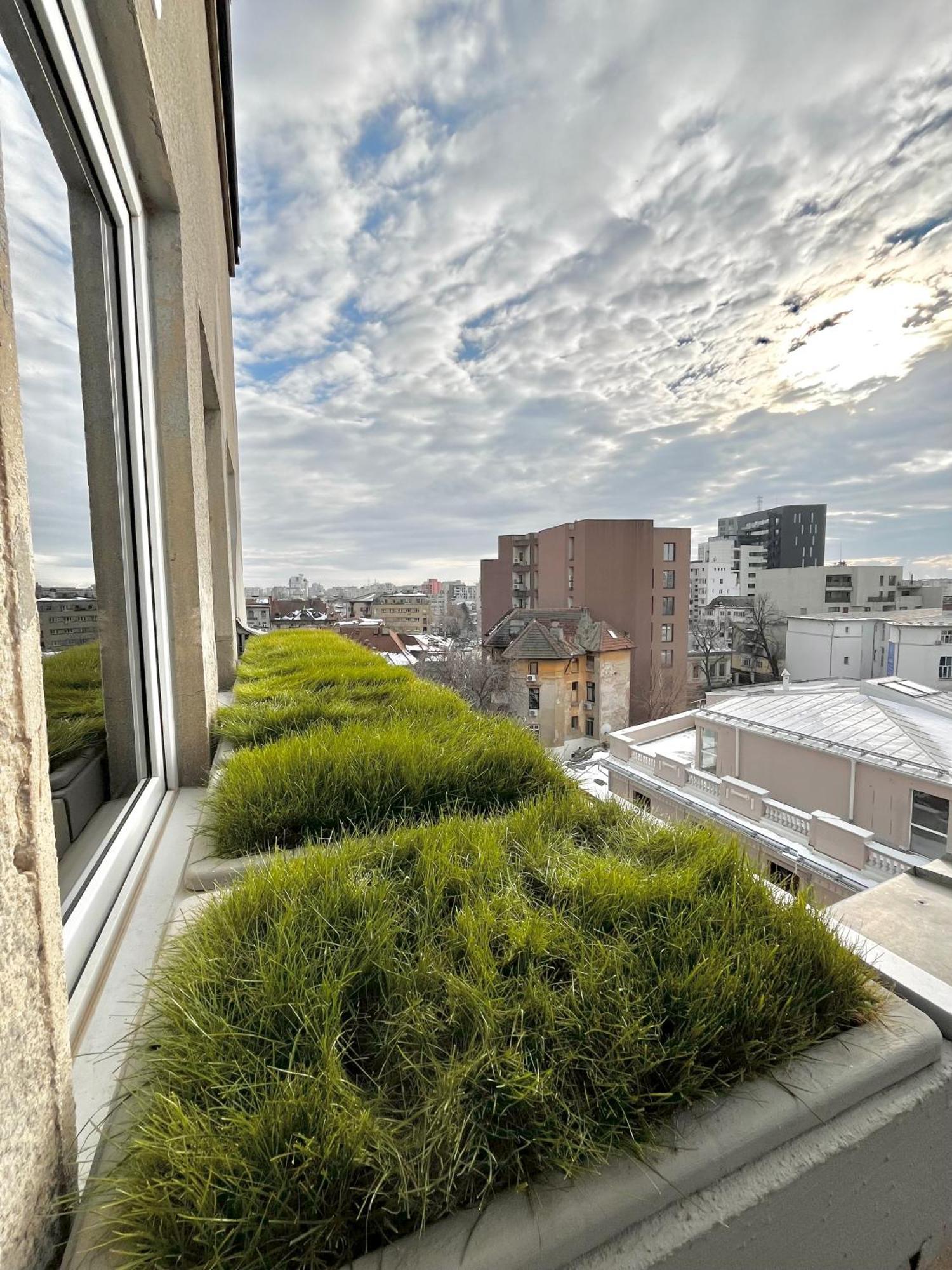 Terrace View Downtown Studio Bucarest Exterior foto