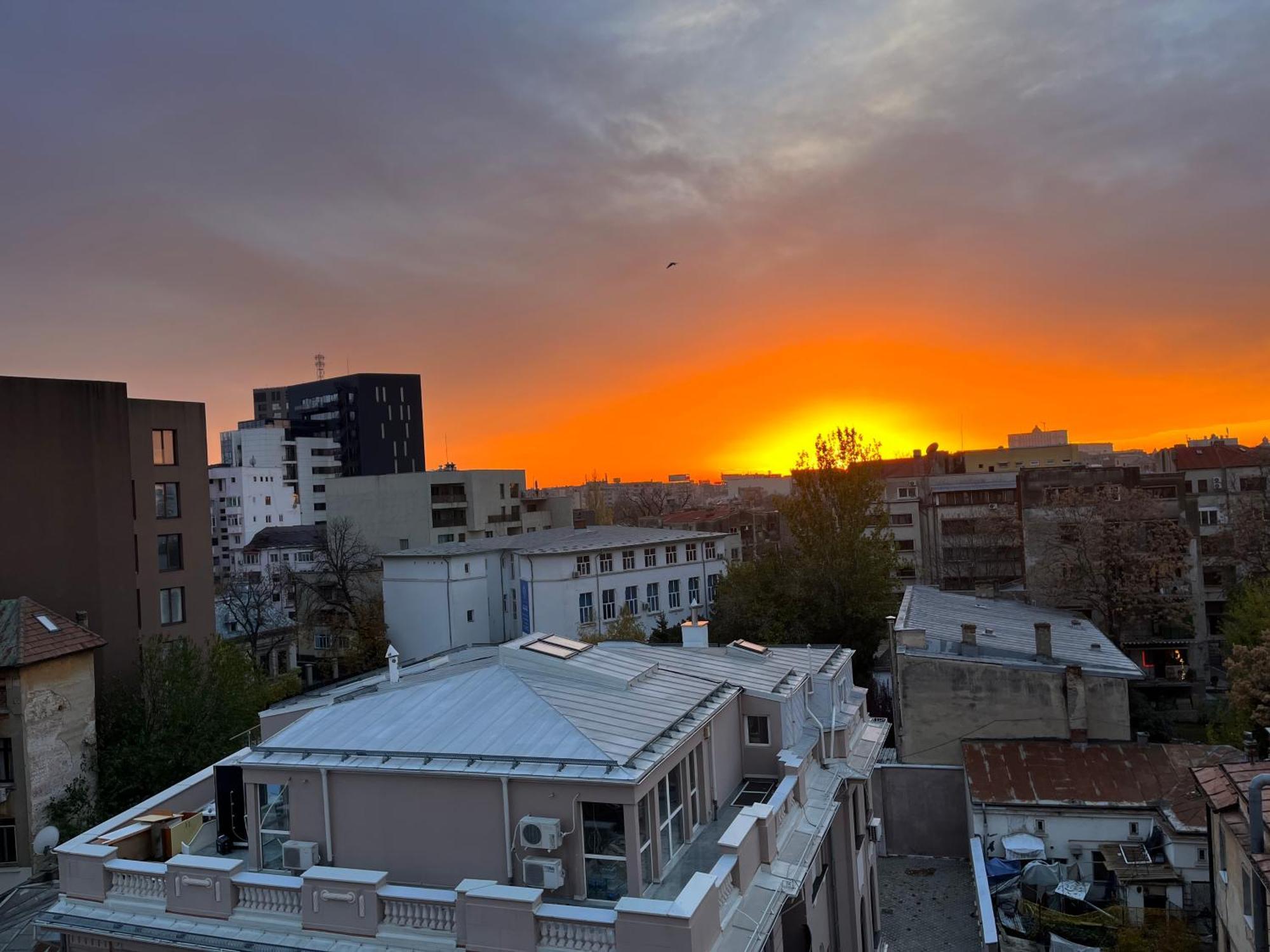 Terrace View Downtown Studio Bucarest Exterior foto