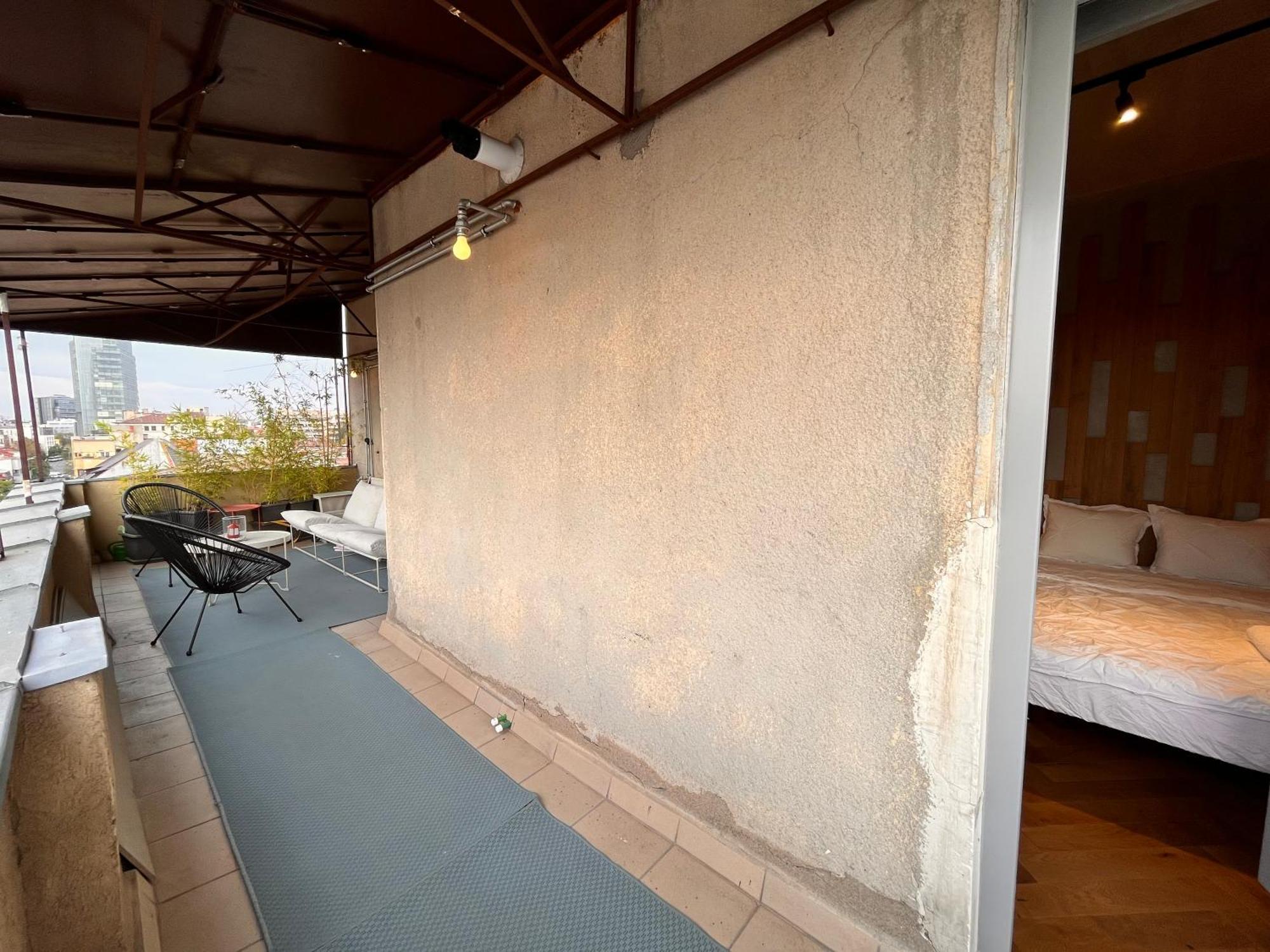 Terrace View Downtown Studio Bucarest Exterior foto